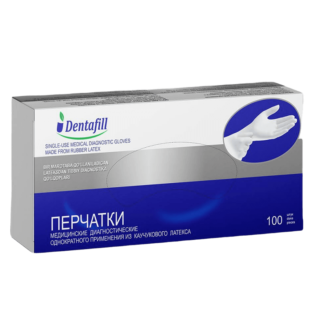 Перчатки, нестер. смотр. латекс, раз. L, №100