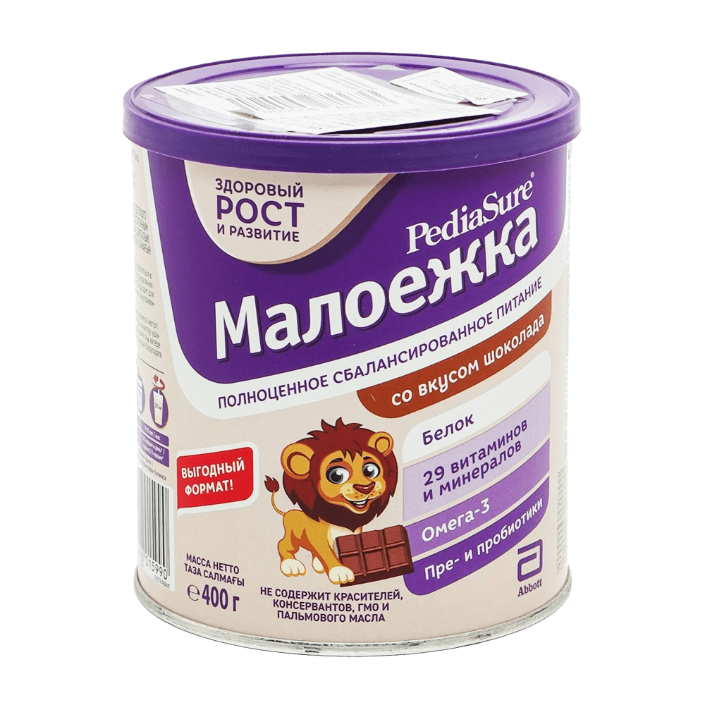 Смесь детская PediaSure Малоежка, 400 г (шоколад)