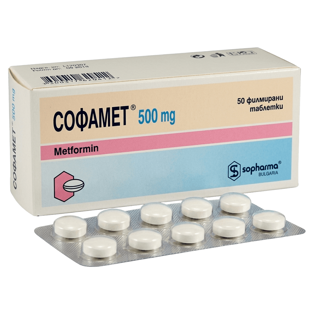 Софамет, 500 мг, таб. №50