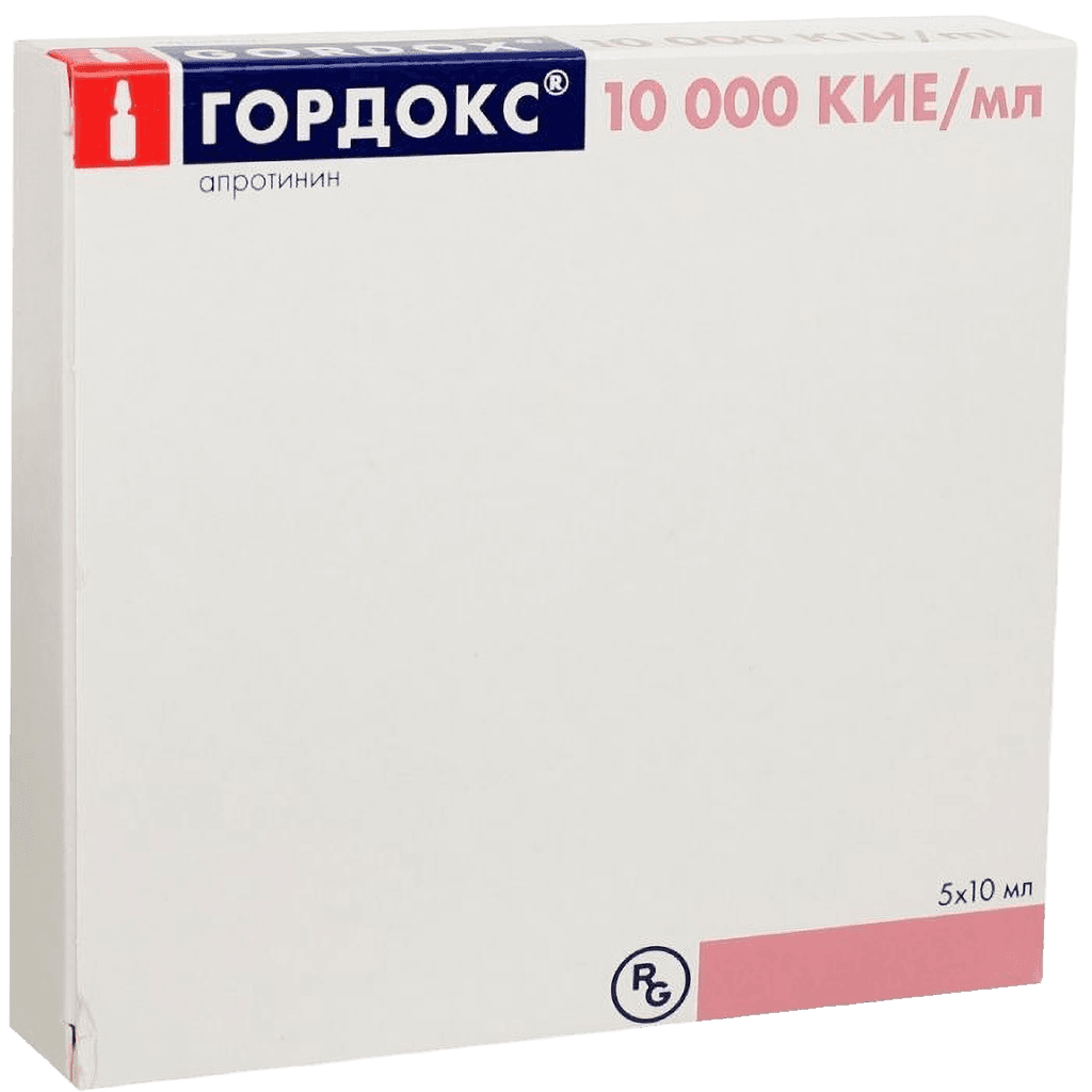 Гордокс, 100000 КИЕ/10 мл, амп. №1
