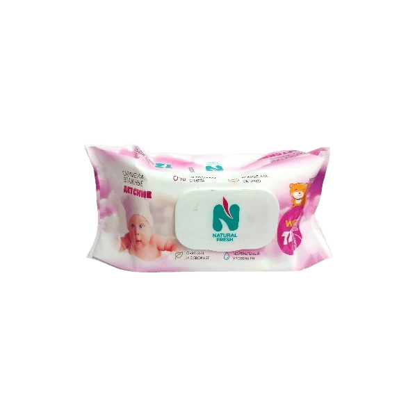 Салфетки влажные детские Natural Fresh, №120