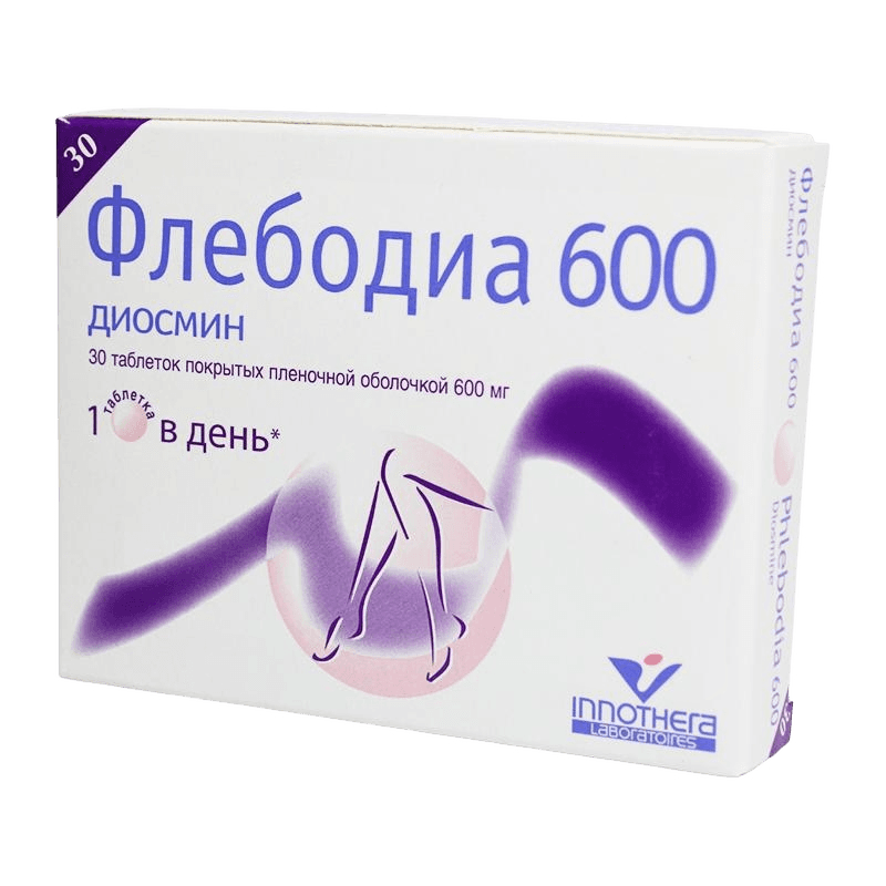 Флебодиа, 600 мг, таб. №30