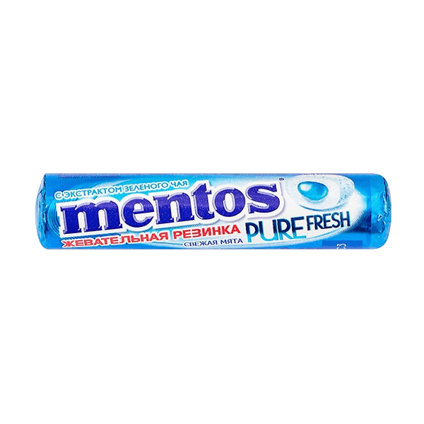 Жевательная резинка Mentos Pure White, 15,5 г