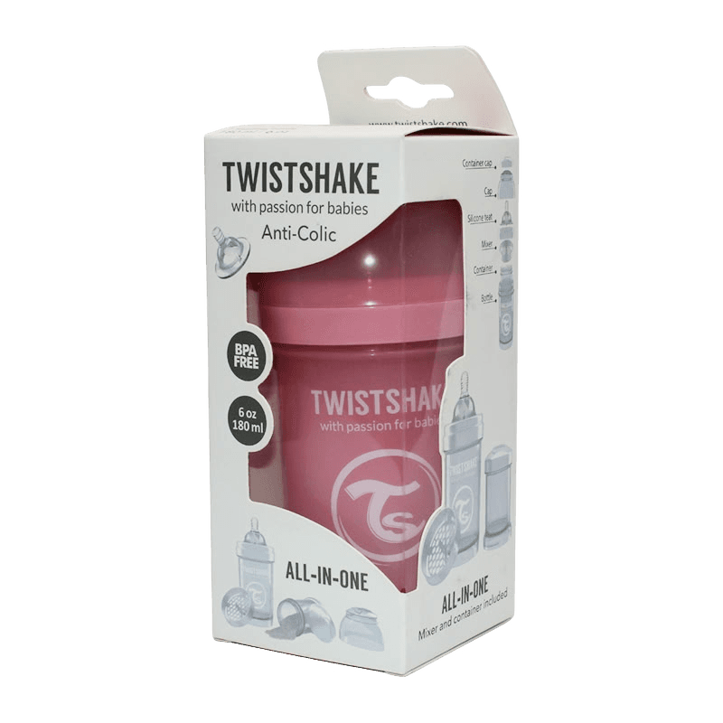 Бутылка дет. Twistshake Anti-Colic, 180 мл (розовый)