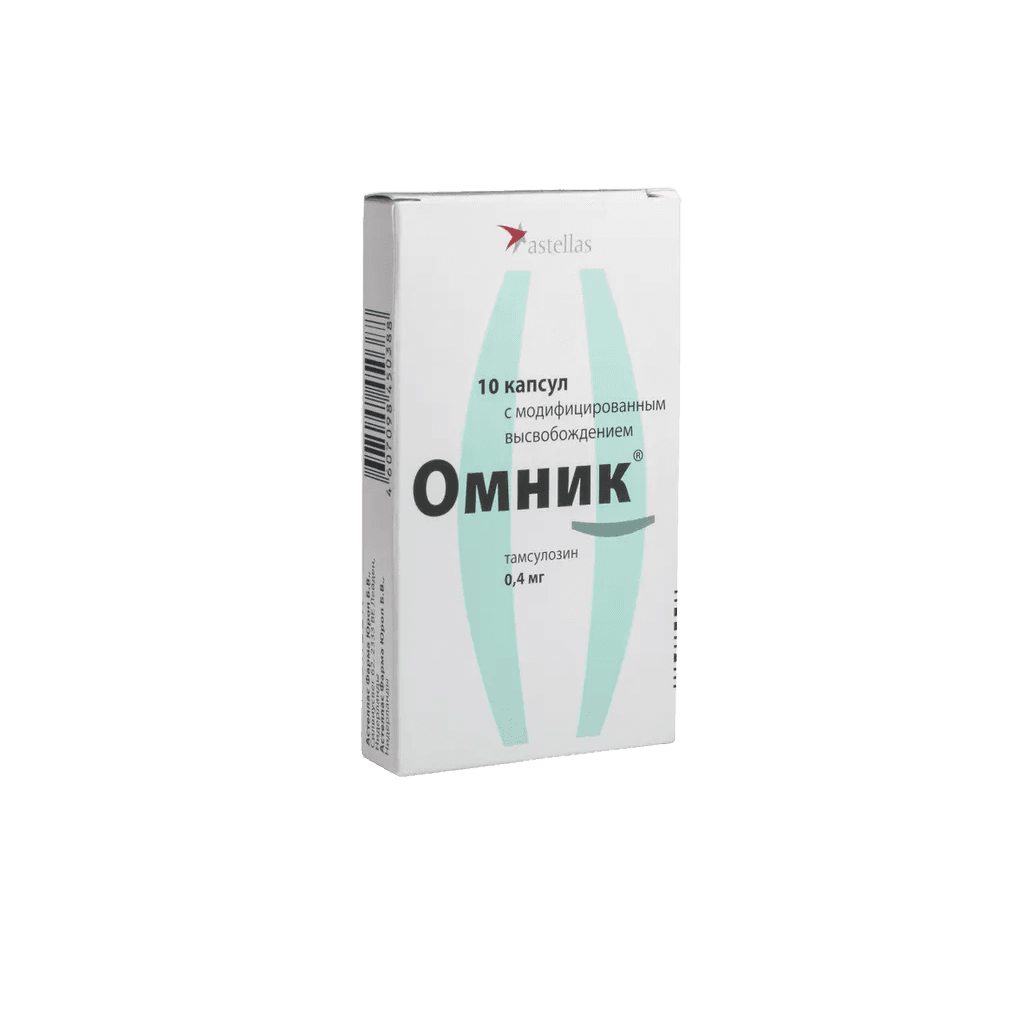Омник, 0,4 мг, капс. №10