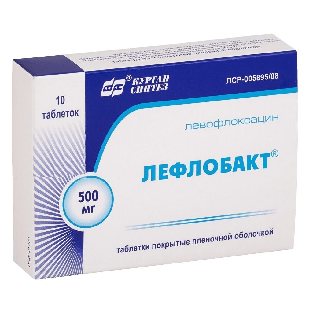 Лефлобакт, 500 мг, таб. №10