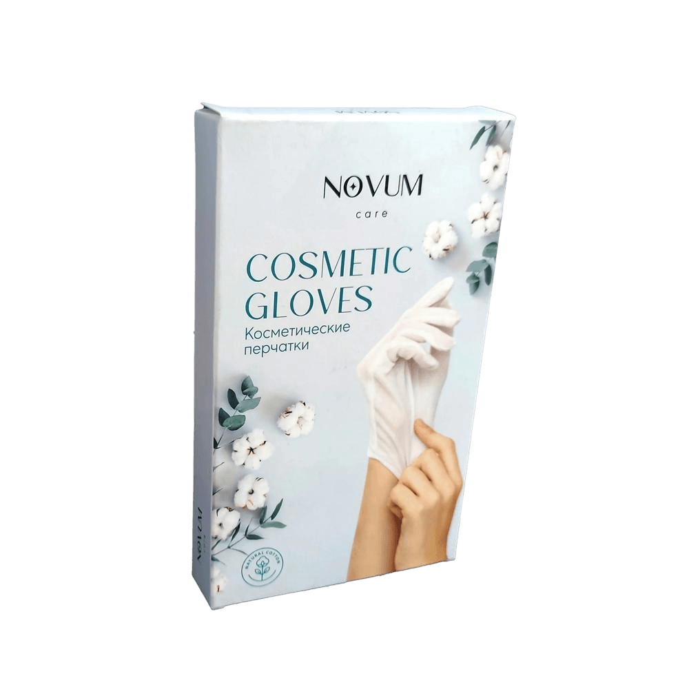 Перчатки косметические Novum Care, раз. M (розовый)