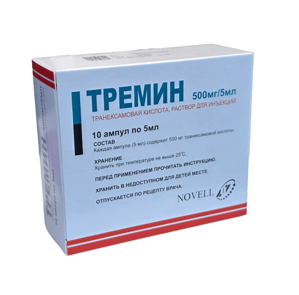 Тремин, 500 мг/5 мл, 5 мл, амп. №10