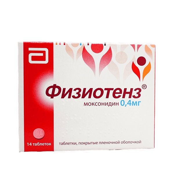 Физиотенз, 0,4 мг, таб. №14