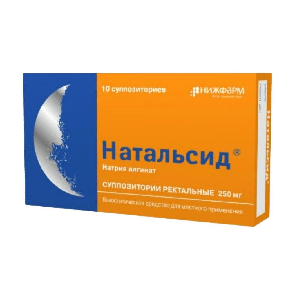 Натальсид, 250 мг, супп.рект. №10