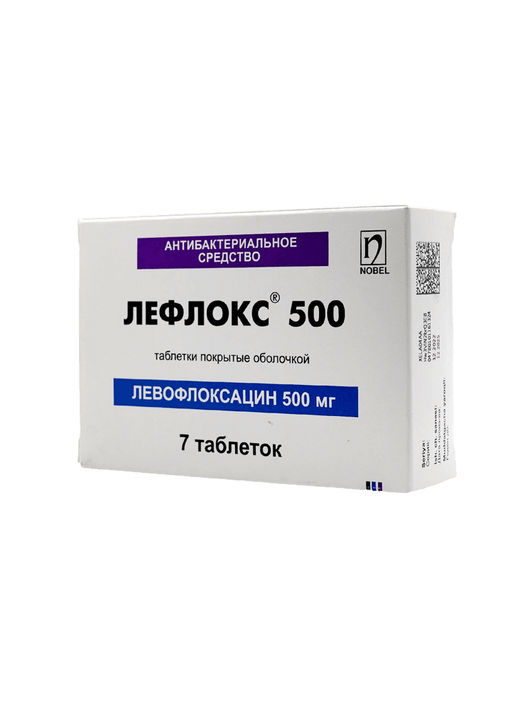 Лефлокс, 500 мг, таб. №7