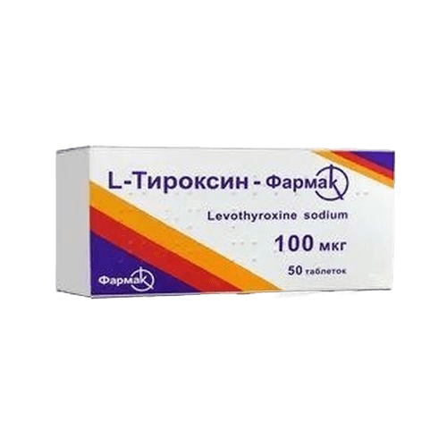L-Тироксин-Фармак, 100 мкг, таб. №50