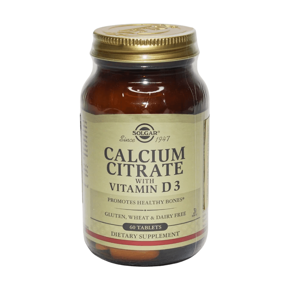 Кальций цитрат и Вит. Д3 (Solgar Calcium Citrate with Vitamin D3), таб. №60