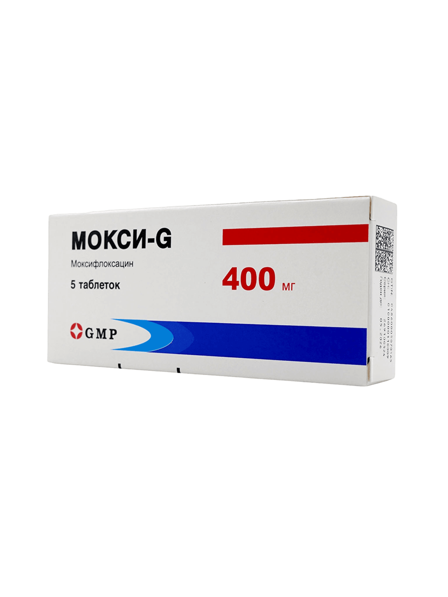 Мокси-G, 400 мг, таб. №5
