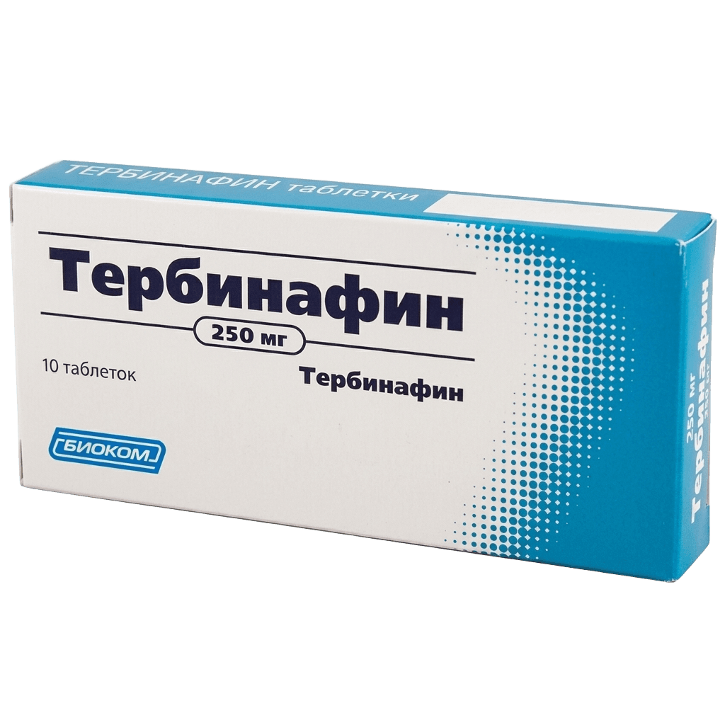 Тербинафин, 250 мг, таб. №10