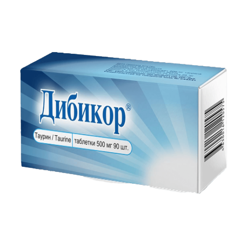Дибикор, 500 мг, таб. №90