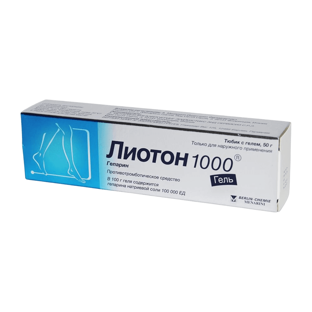 Лиотон 1000, 50 г, гель