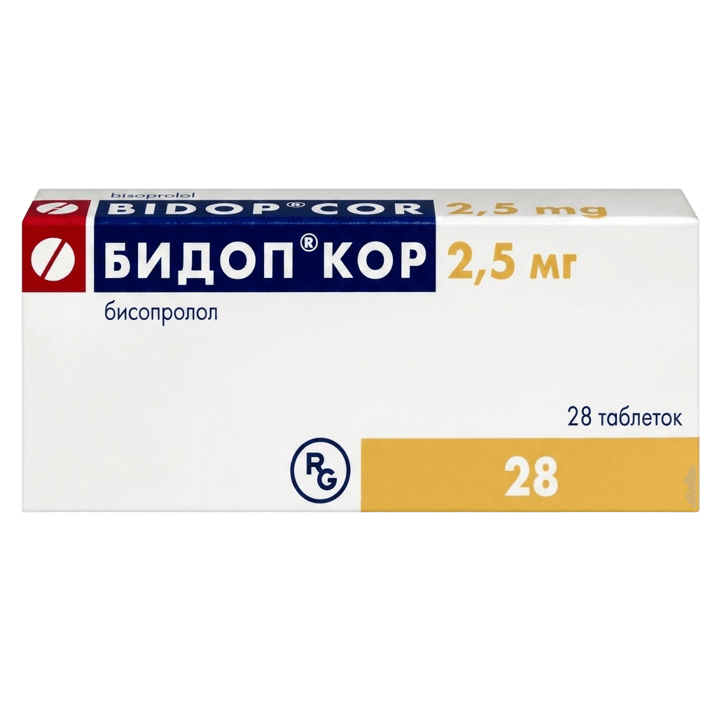 Бидоп, 2,5 мг, таб. №28