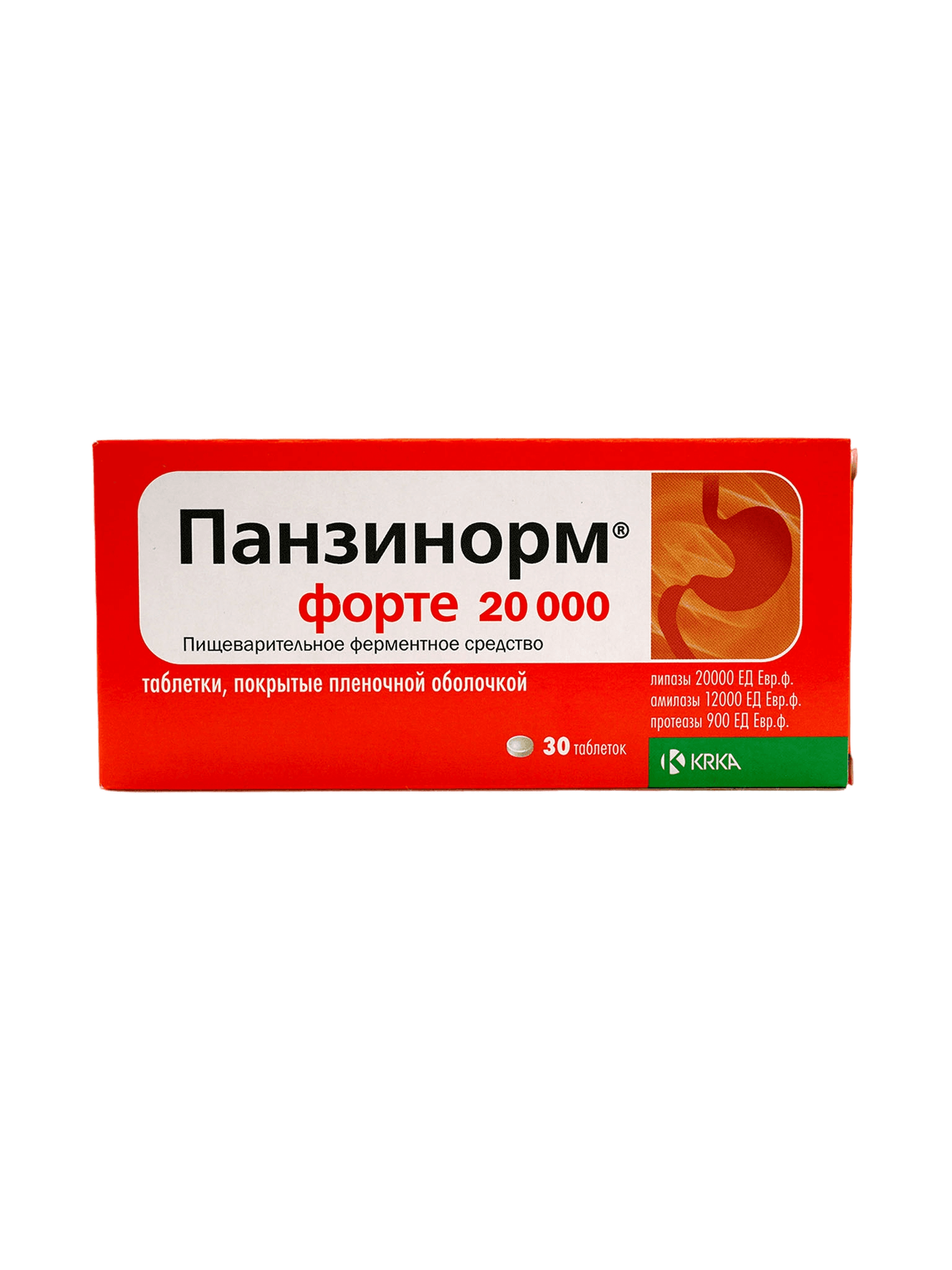 Панзинорм Форте 20000, таб. №30