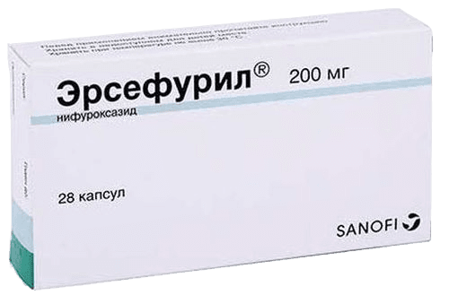 Эрсефурил, 200 мг, капс. №28