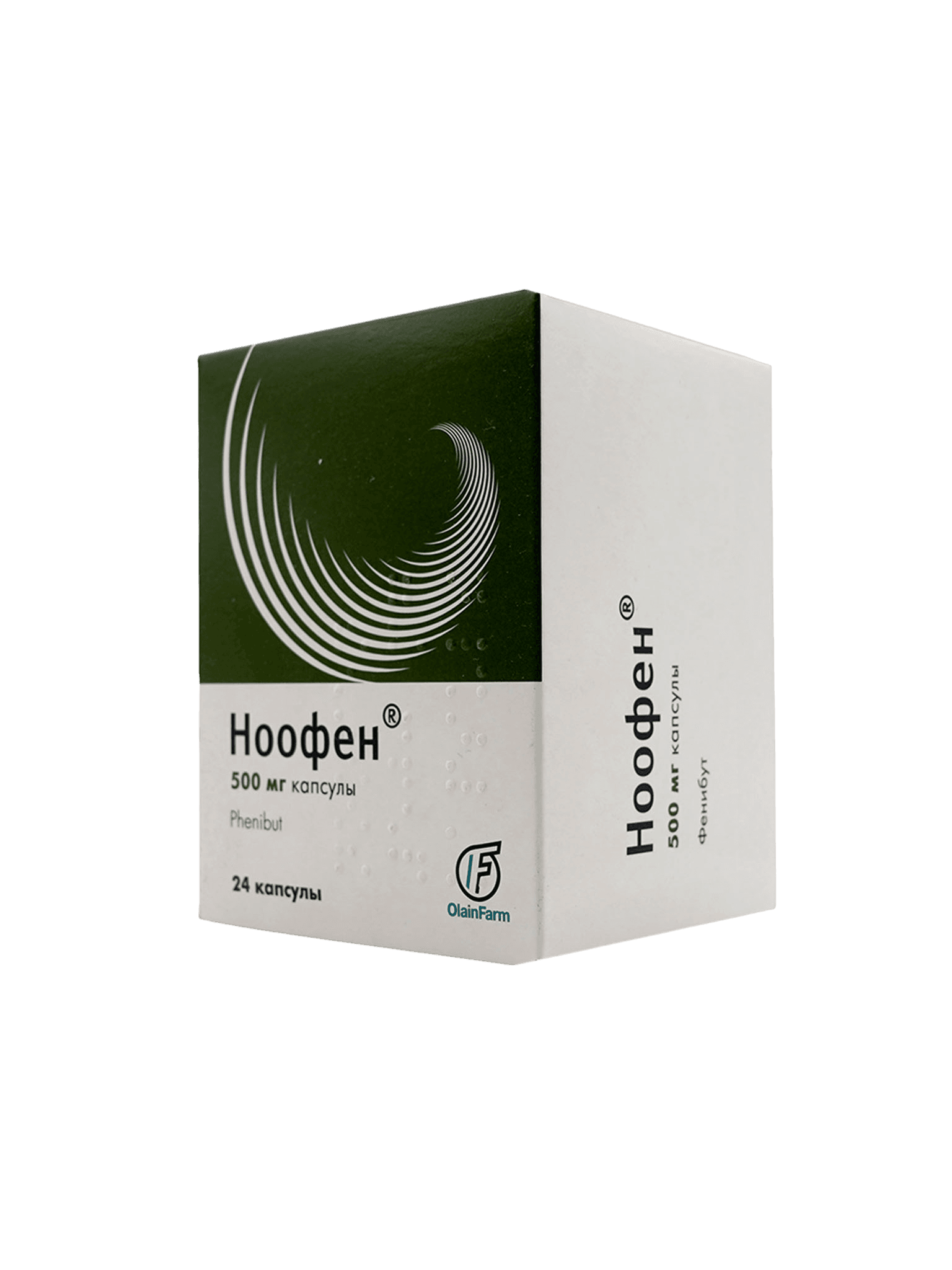 Ноофен, 500 мг, капс. №24