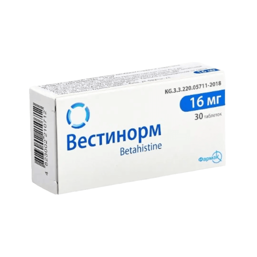 Вестинорм, 16 мг, таб. №30