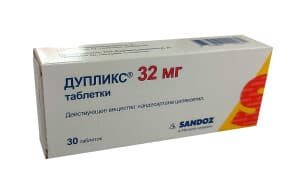 Дупликс Н, 32 мг/25 мг, таб. №30