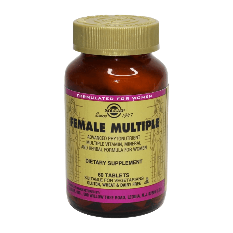 Мультивитамины и минералы для женщин (Solgar Female Multiple), таб. №60
