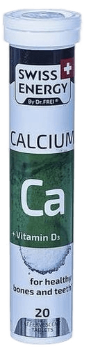 Swiss Energy Calcium + Vitamin D3, таб. шип. №20