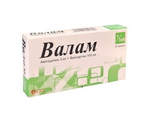 Валам, 5 мг/160 мг, таб. №28