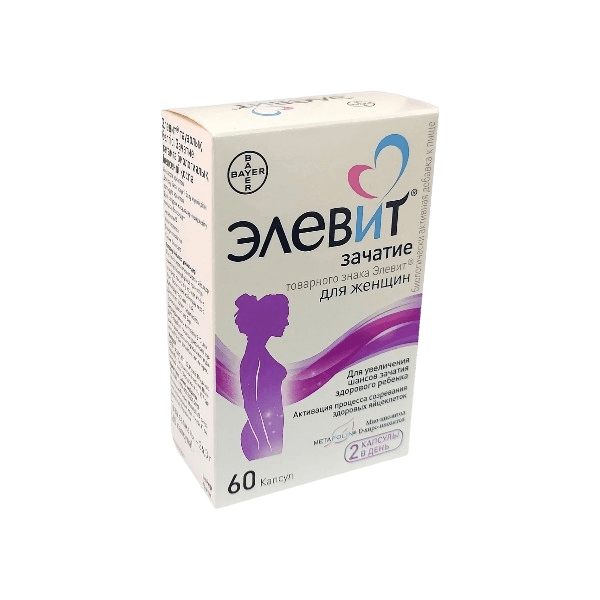 Элевит для женщин Зачатие, капс. №60