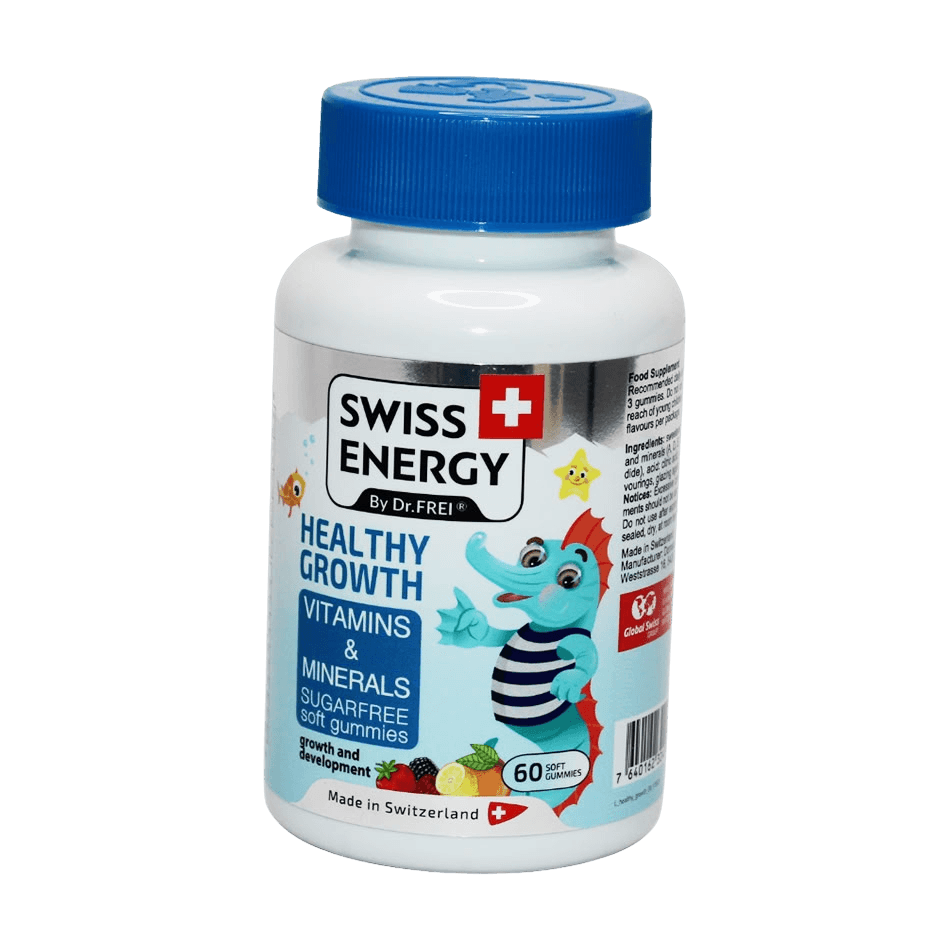 Витамины Swiss Energy Healthy Growth, капс. №60