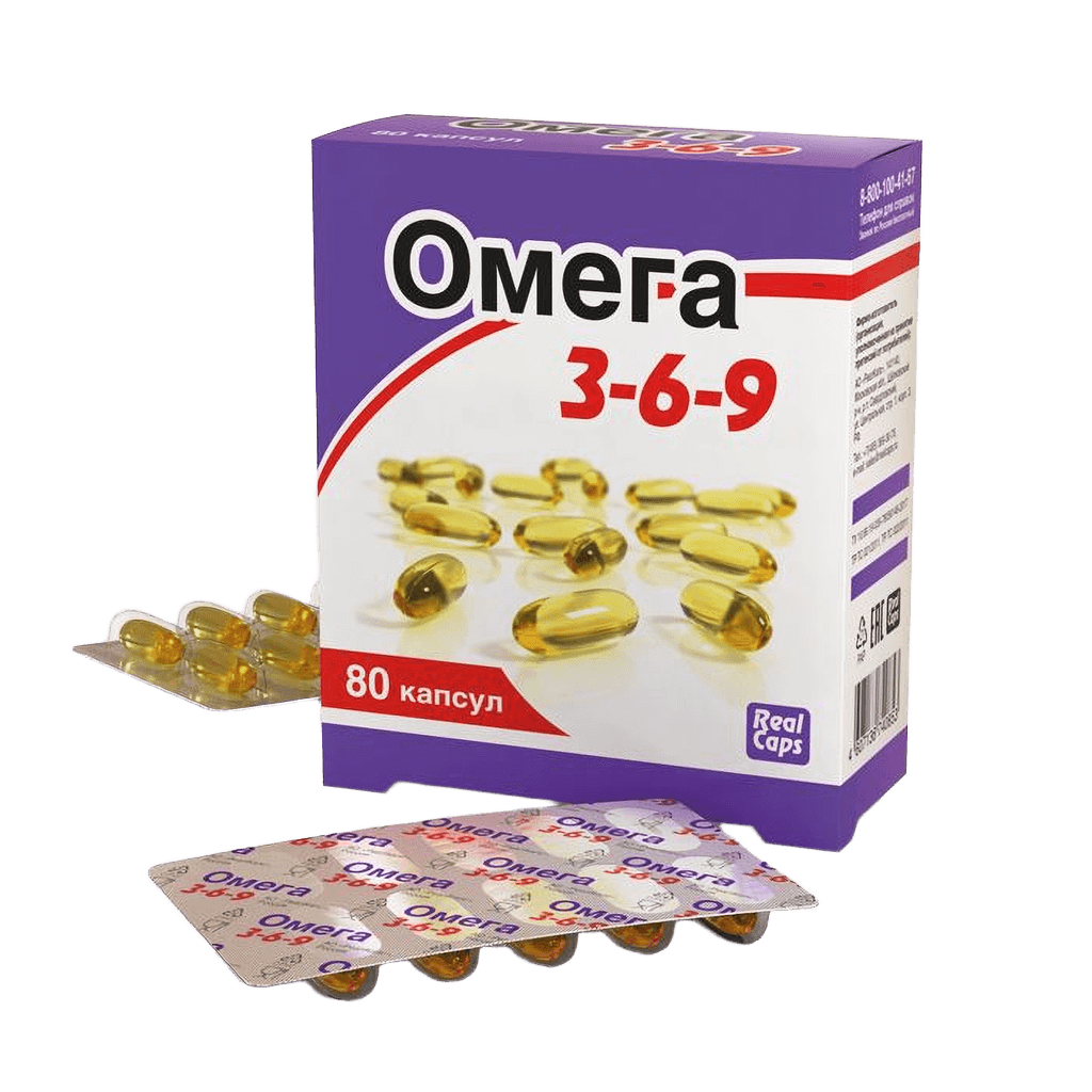 Омега 3-6-9, 1600 мг, капс. №90