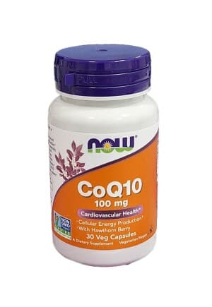 Коэнзим Q10 (NOW CoQ10), 100 мг, капс. №30