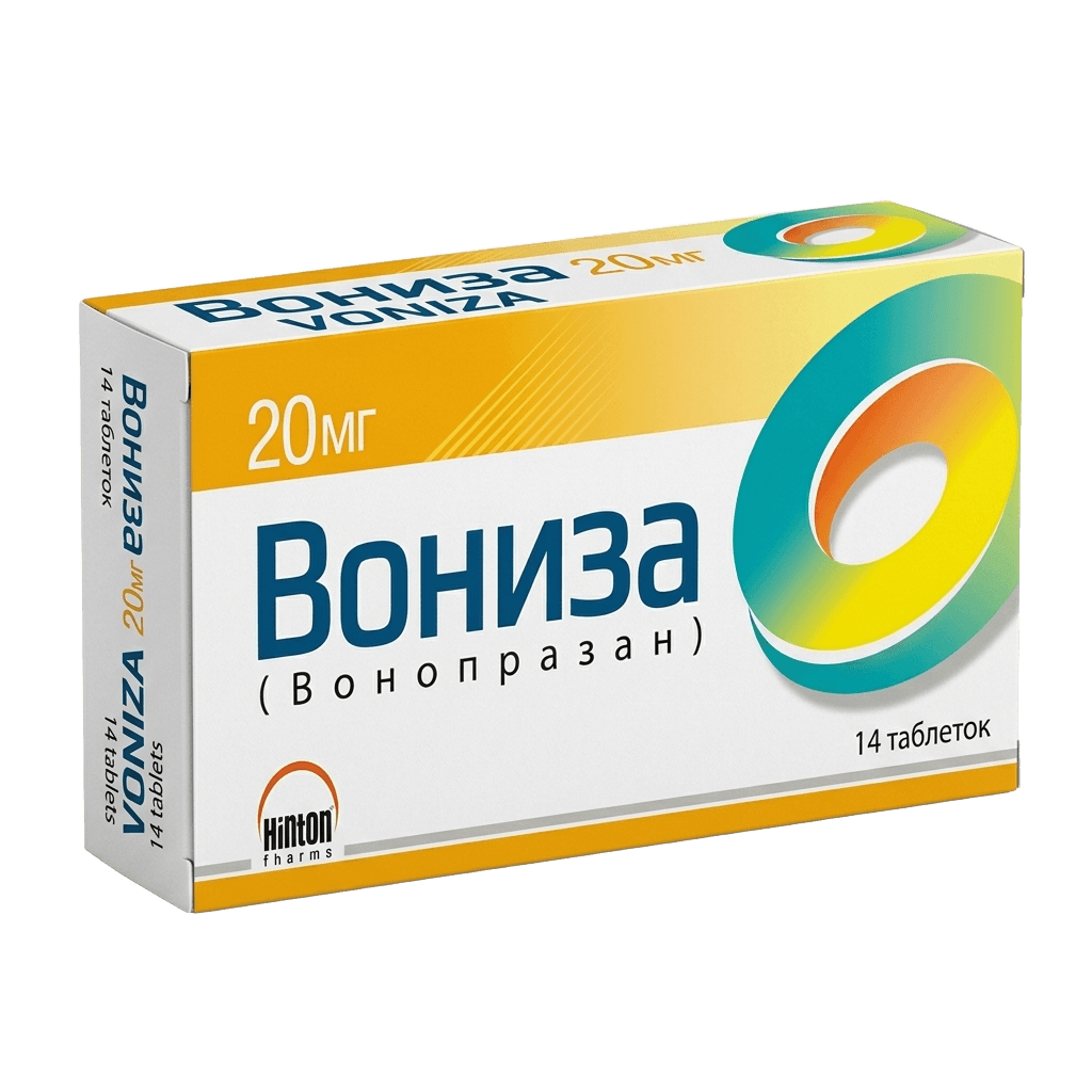 Вониза, 20 мг, таб. №14