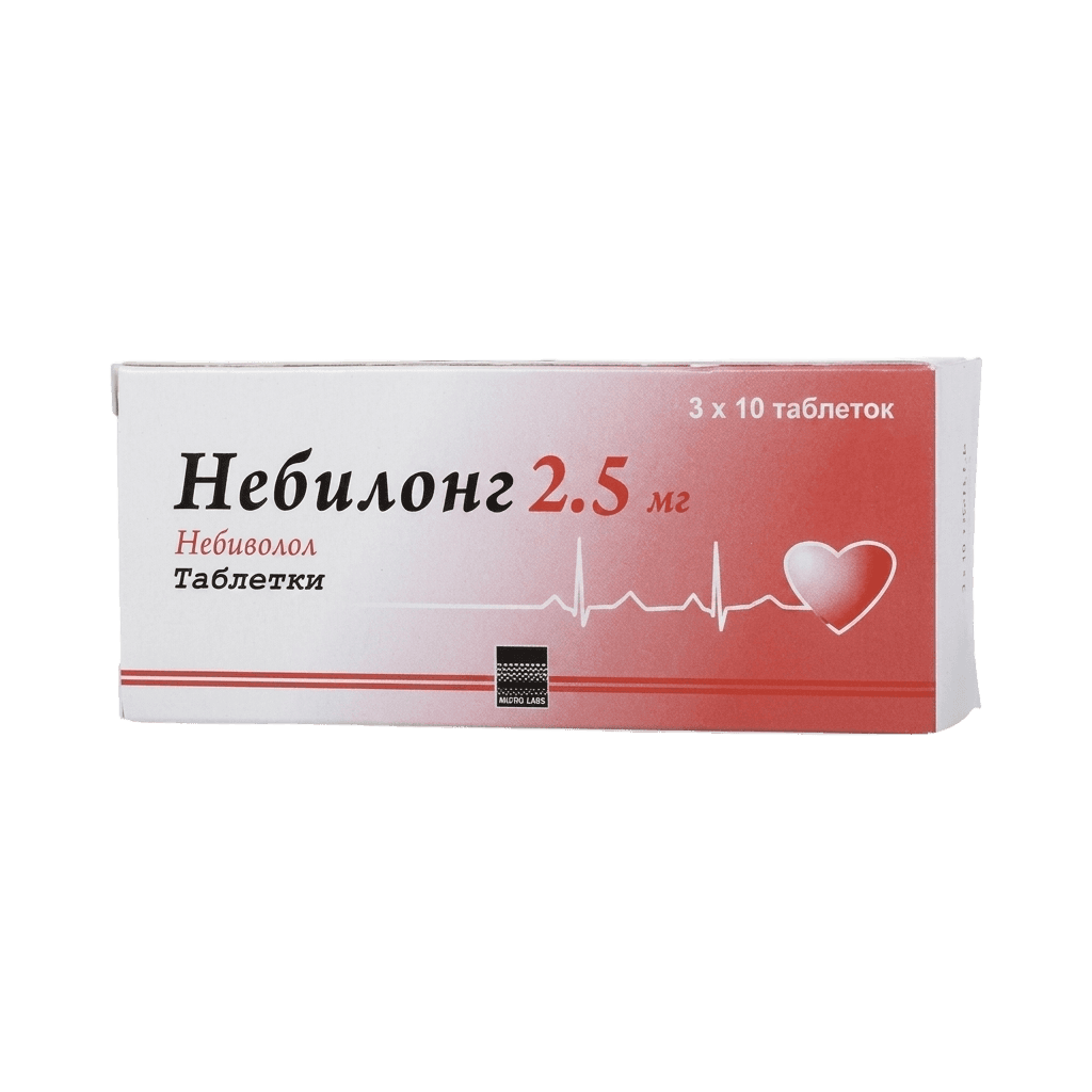 Небилонг, 2,5 мг, таб. №15