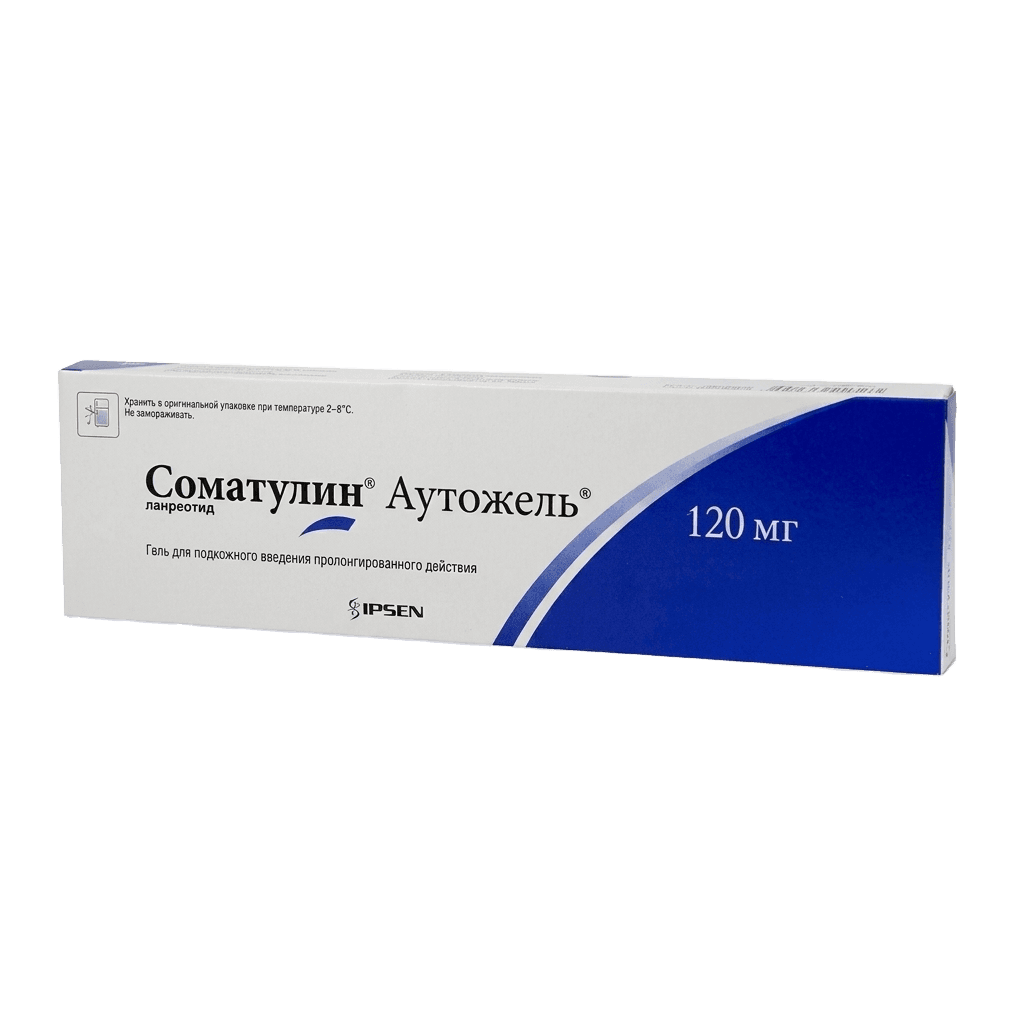 Соматулин Аутожель, 120 мг/0,5 мл, шприц №1