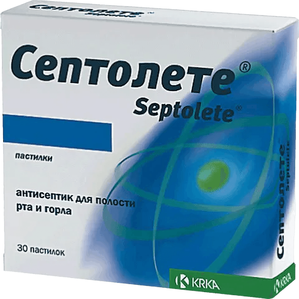 Септолете, 1,2 мг, пастилки, №18 (яблоко)