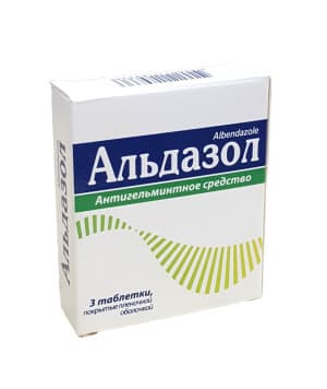 Альдазол, 400 мг, таб. №3