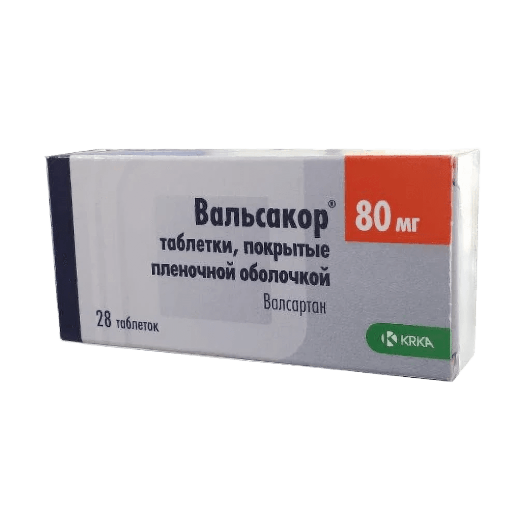 Вальсакор, 80 мг, таб. №28