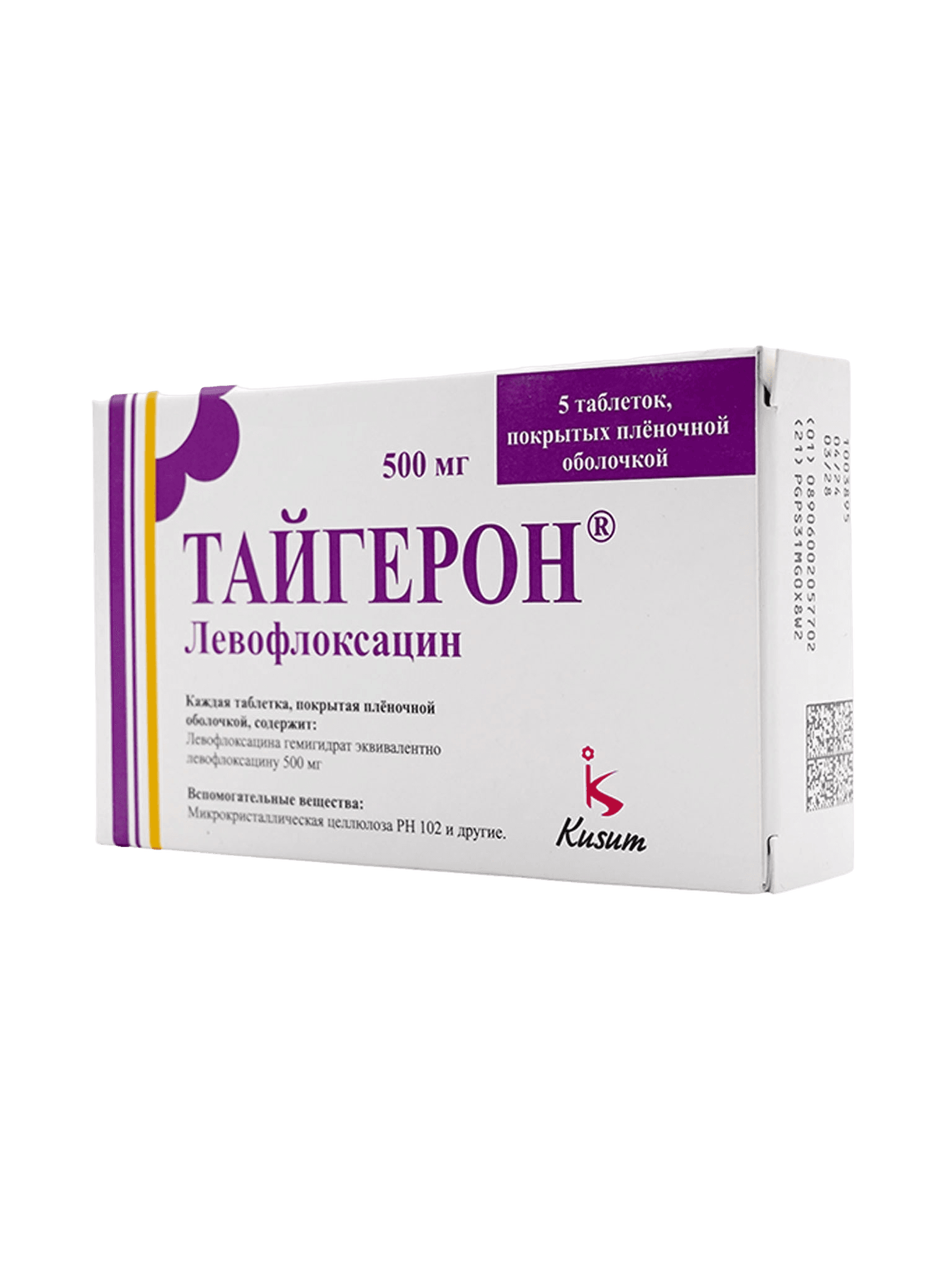 Тайгерон, 500 мг, таб. №5