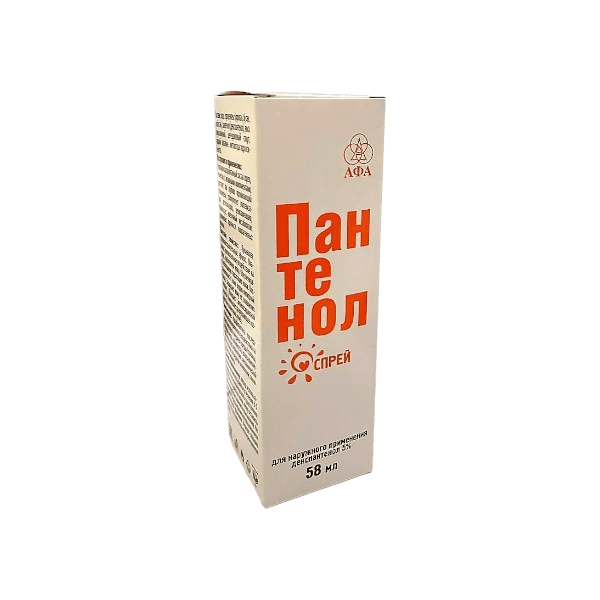 Пантенол, 5%, 190 мл, спрей