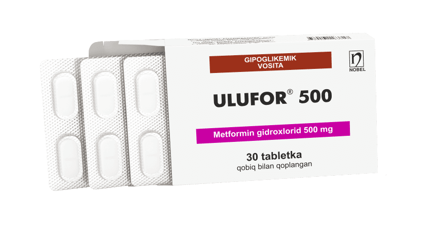 Улуфор, 500 мг, таб. №30