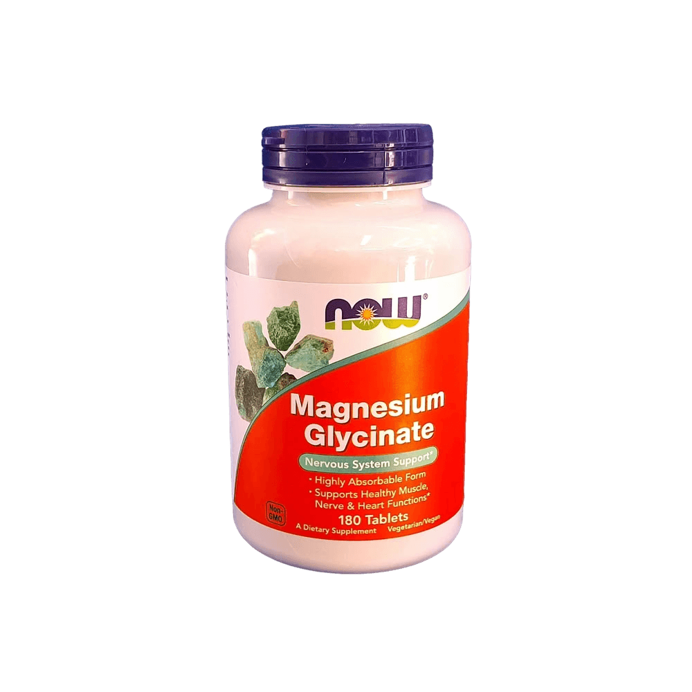 Магния Глицинат (NOW Magnesium Glycinate), таб. №180