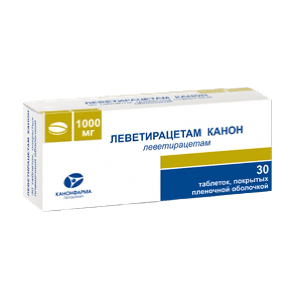 Леветирацетам Канон, 1000 мг, таб. №30