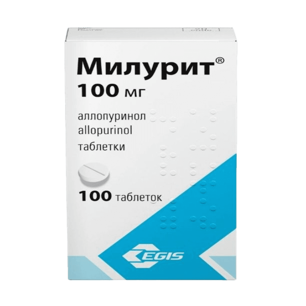 Милурит, 100 мг, таб. №90