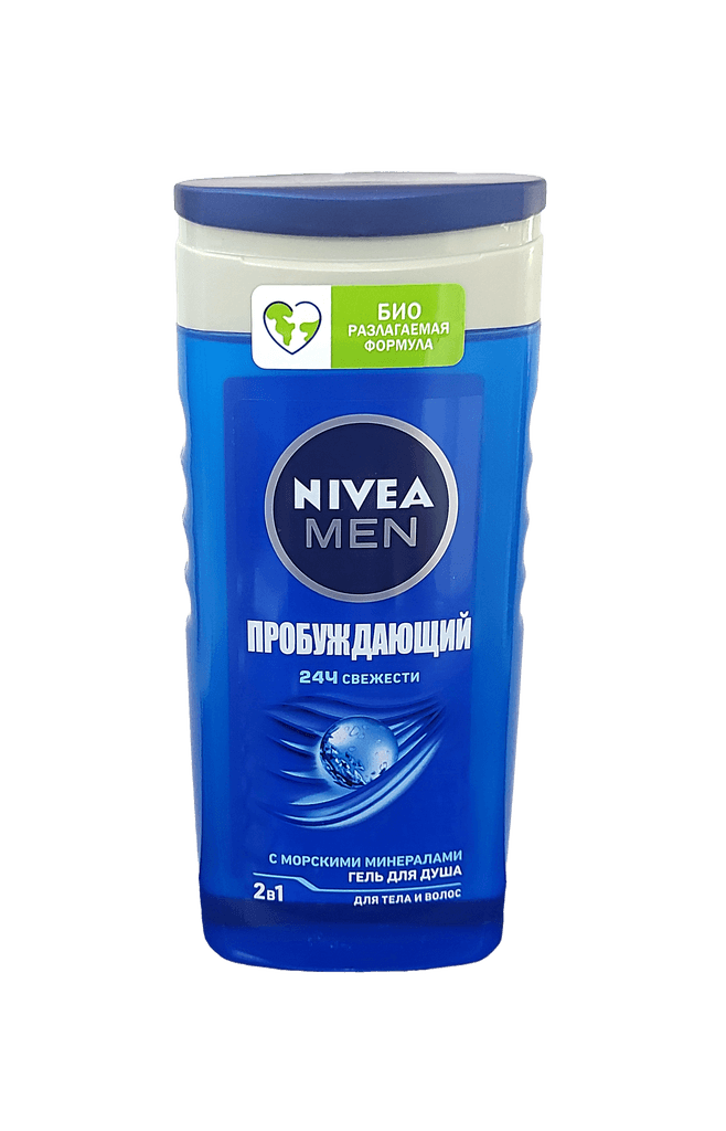 Gel dlya dusha Probuzhdayushchiy Nivea Men, 250 ml